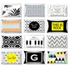 Double-sided length 30*50 cm square geometric cushion living room sofa headboard waist pillowcase Modern simple pillowcase 5