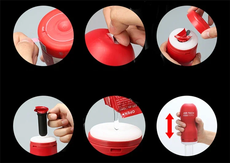 Tenga Male Masturbator Cup Air tech FIT Reusable Vacuum Artificial Vagina Penis Glans Massage Sexy Pocket Real Pussy Sex Toys