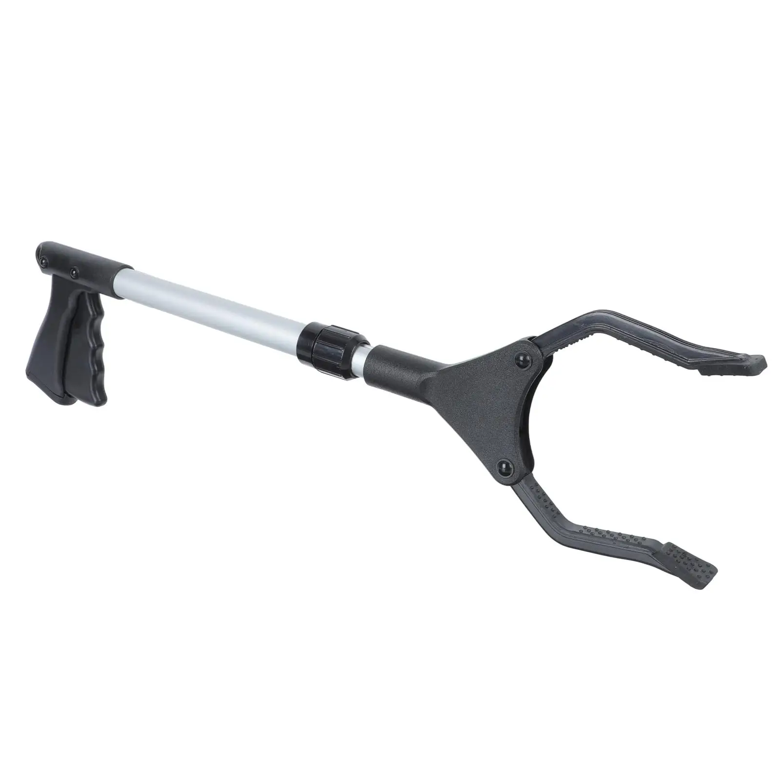Retractable Aluminum Alloy Trash Clip 50.8 66cm Garbage Picker Leaf Grabber Long Arm Rubbish Clamp Tool Durable Outdoor Cleaning