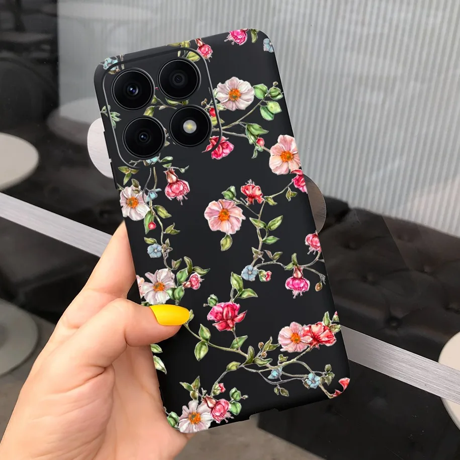 Daisy Flower Soft Silicone Phone Case Cover - Fashionable TPU Design
