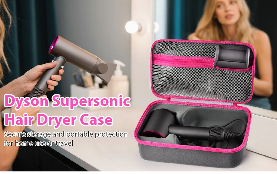 Schutzhülle für Dyson Supersonic Haartrockner – kompatibel mit allen Modellen und Geschenksets (nur Koffer, Trockner nicht im Lieferumfang enthalten) – Detail 1