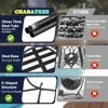 Patio Rattan Wicker Hanging Swing Egg Chair Hammock Chair for Porch Garden,Thickened Aluminum Alloy Steel Frame 3