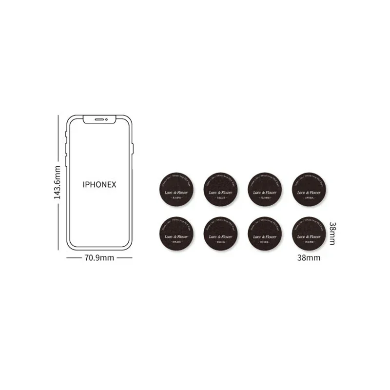 1 롤 테이프 PET 테이프 레이스 꽃 언어 시리즈 밑줄 수첩 소재 장식 콜라주 인쇄 8 종류 35mm * 3m