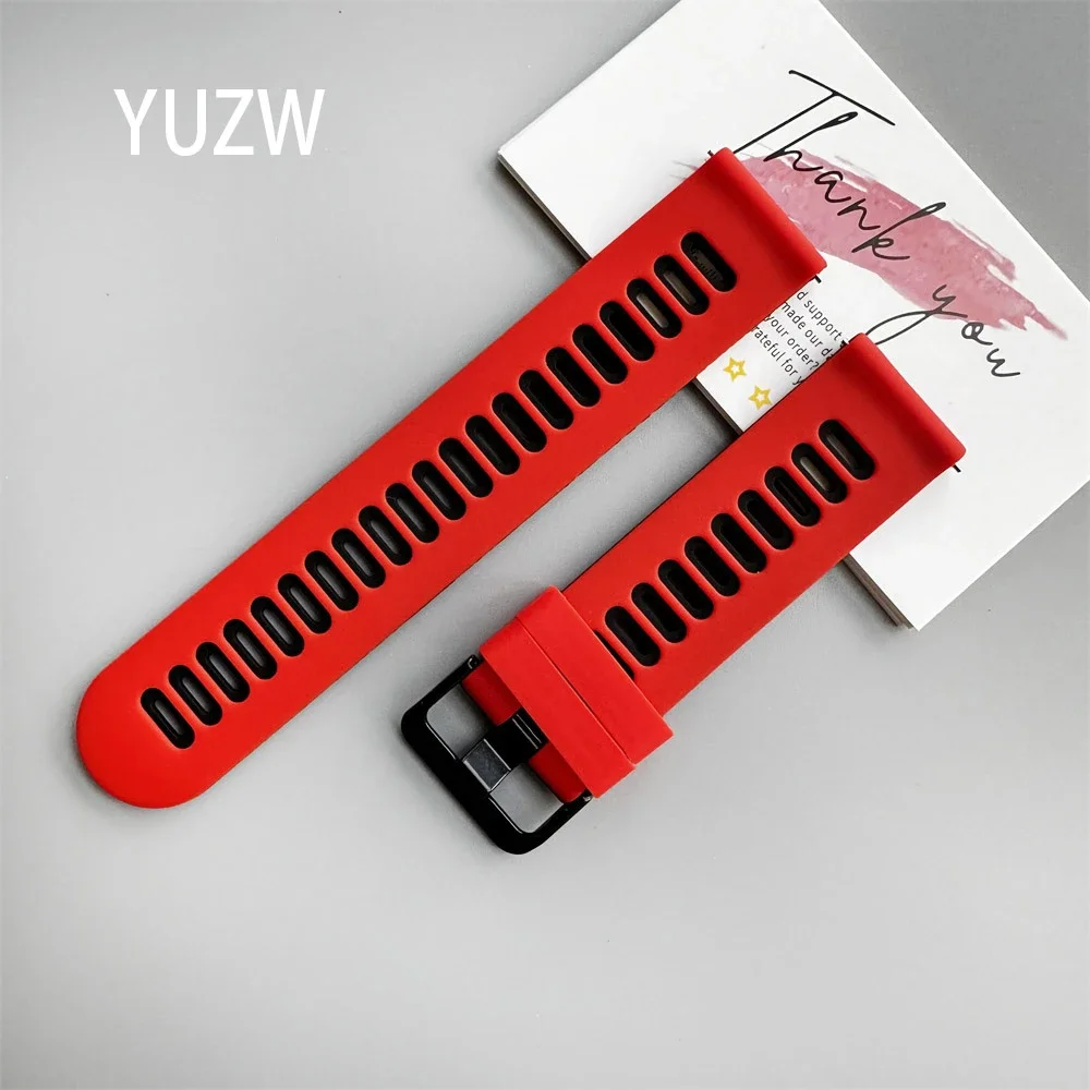 Sports Silicone Wrist Strap - 20mm/22mm Adjustable Watchband Bracelet