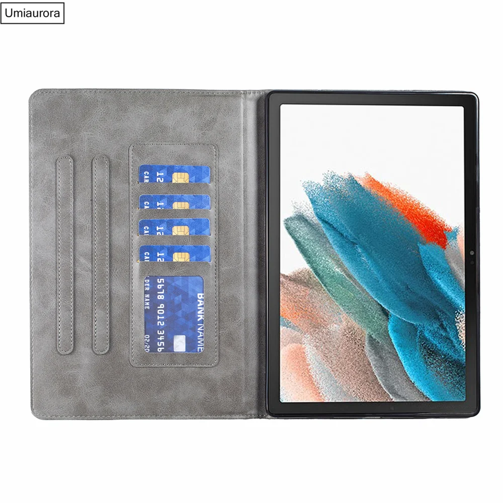 Capa de Couro Magnética para Samsung Galaxy Tab Capa Inteligente Tablet Stand Shell a 8.0 10.1 s6 s7 fe s8 Plus a7 Lite a8 Sm-x200 - Imagem 3
