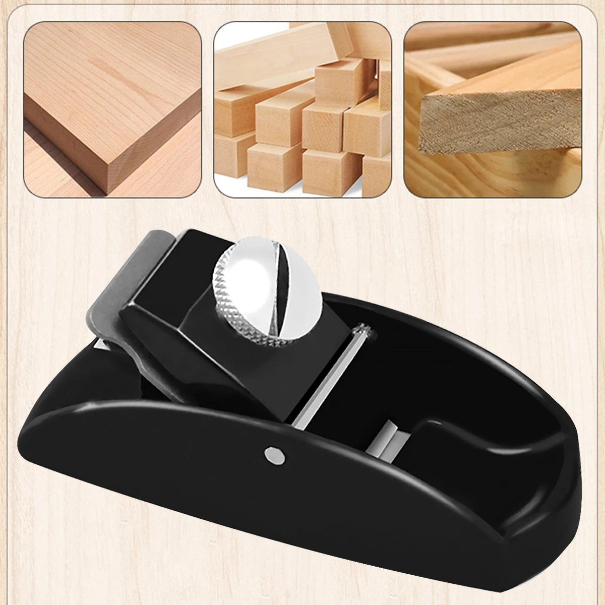 Woodworking Hand Tools Mini Hand Planer Adjustable Precise Manual Smoothing Wood Planes Trimming Tool for Wood Craft Processing Carving