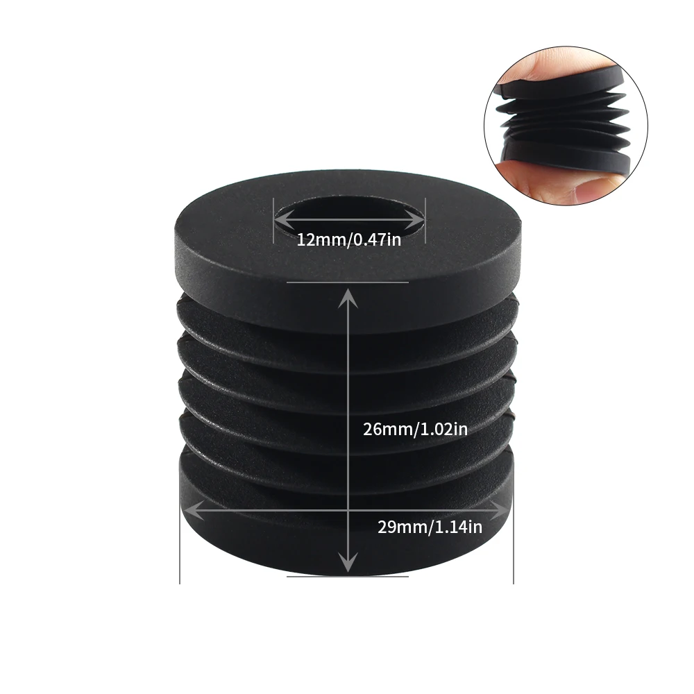 Bambu Lab P1P P1S 진동 방지 발 패드, 미끄럼 방지 충격 방지 방진 고무 발 패드, 대나무 Bambulabs X1 X1C 3D 프린터