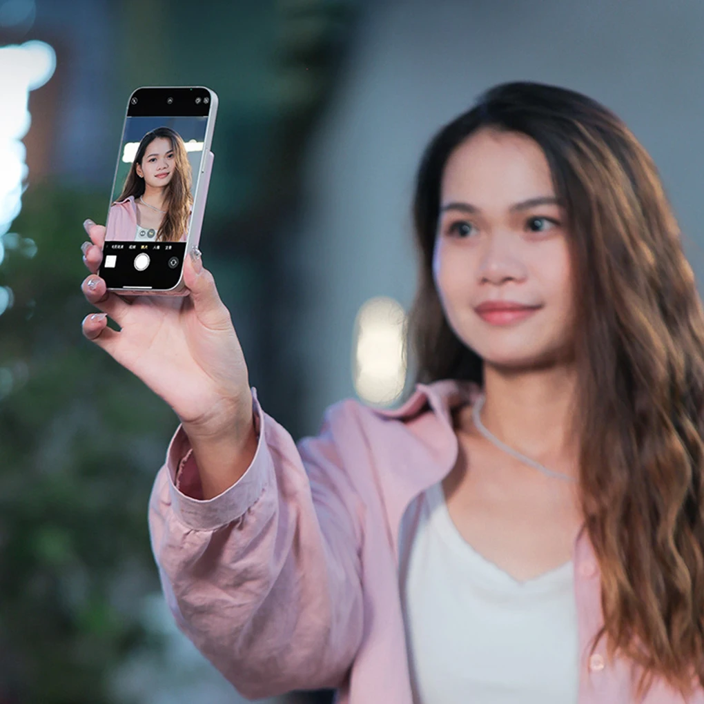 Mobile Phone Rear Selfie Split Screen Monitor Wireless Selfie Magnetic Screen Thrower Outdoor Selfie Aid Camera Easy Selfie