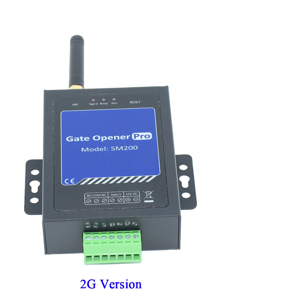 שלט רחוק לפתיחת שער GSM 2G 4G עם מתג רלה ON/OFF לסווינג מחסום שער גראז'