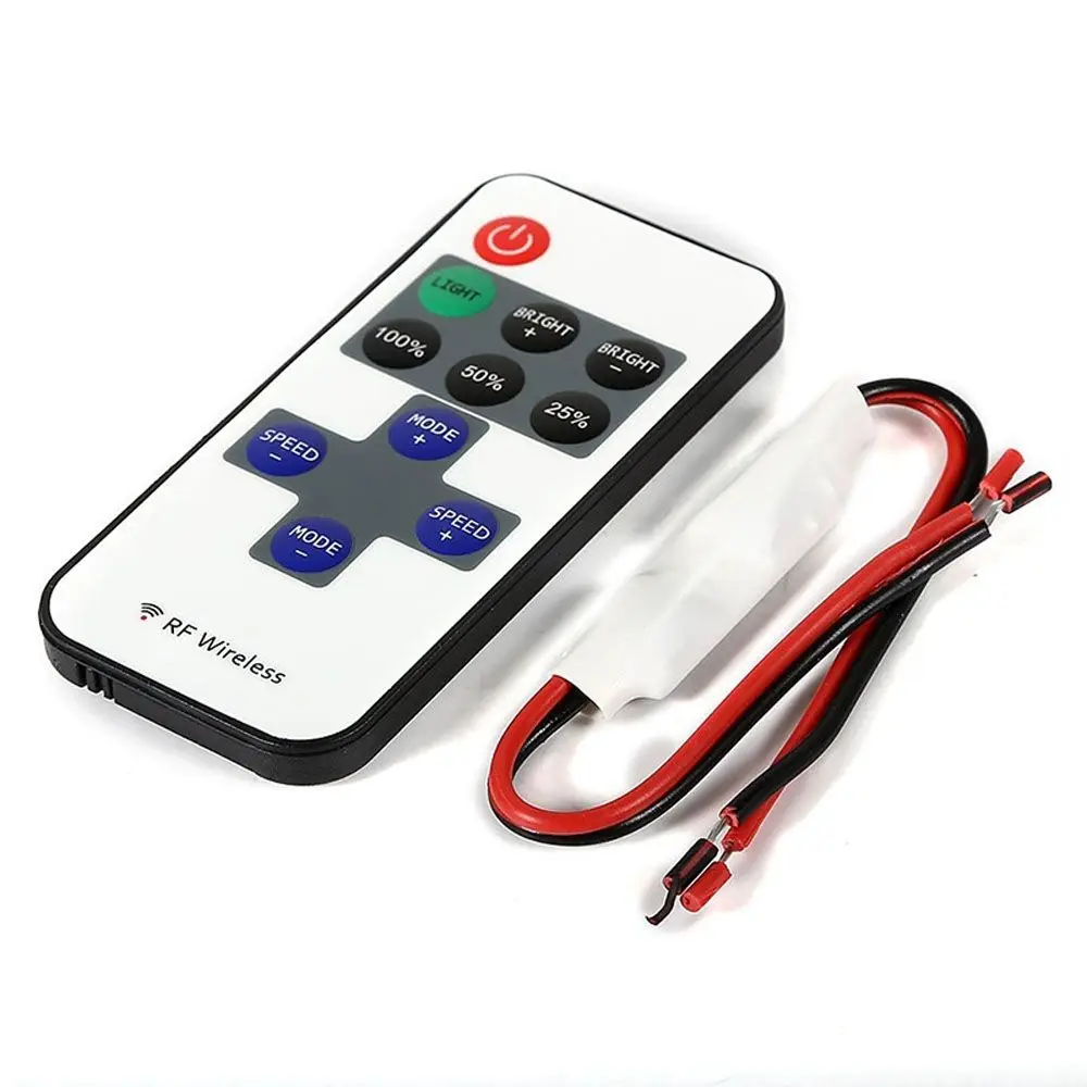 Hot Dimmer Wireless for LED Strip Light RF Wireless Remote Switch Controller Switch