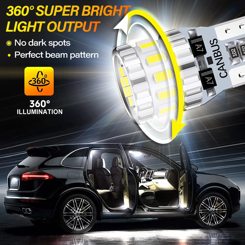 2x ڵ   Canbus T10 W5W LED VW Ÿ  Passat B5 B6 B7 B5.5 CC Tiguan Touareg Touran Bora GTI Carfter