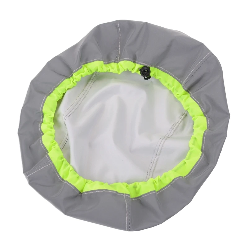 

Bike Helmet Rain Cover Safety High Visibility Reflective, Waterproof & Windproof 57QC