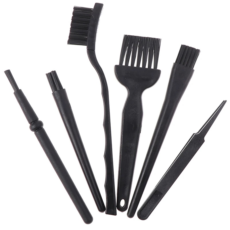 6Pcs/1Set Anti Static Brush Cleaning Brush Tool For Mobile Phone Tablet Repair Also For Cleaning Sensitive Electronics