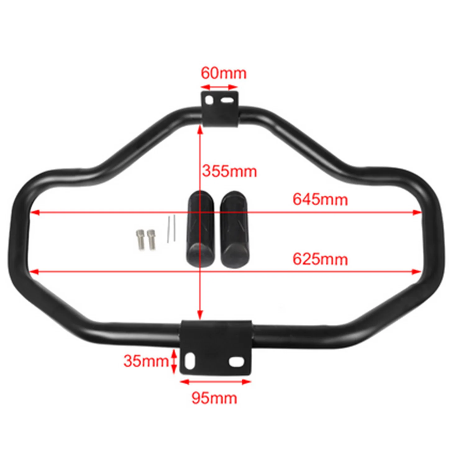 Black motorcycle highway crash bar engine guard for Harley Sportster 1200 883 XL 48 72 XL1200 XL883N 2004-2009 2015