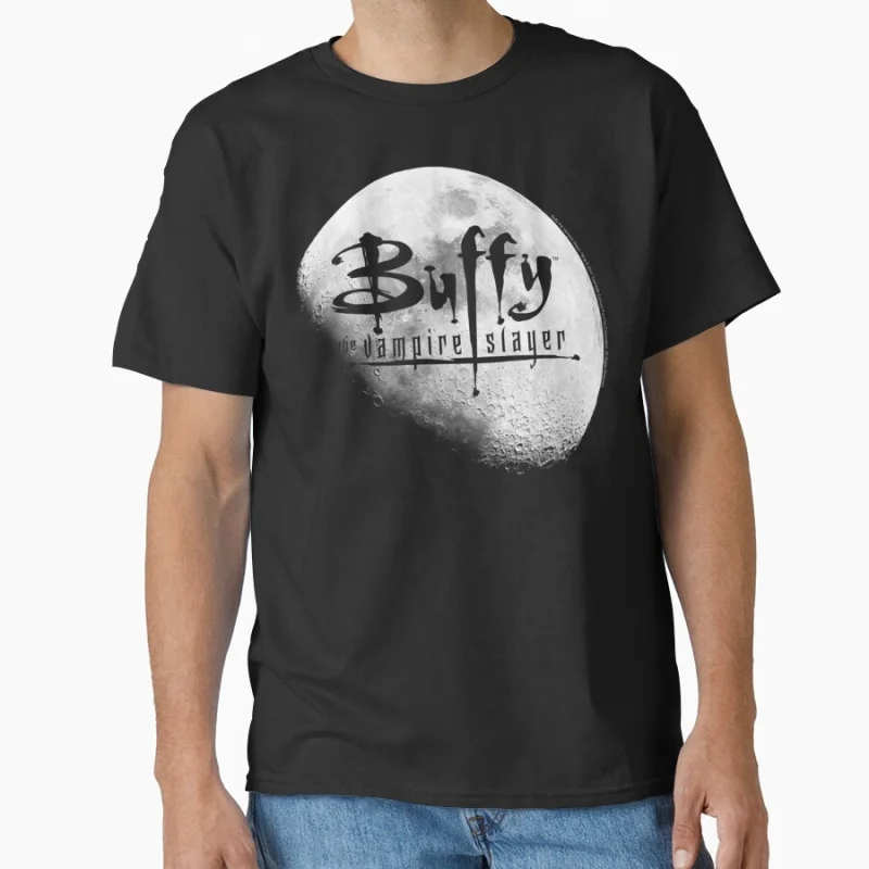 Vintage-Gruselfilm The Buffy Vampire Slayer Horrorfilme Klassisches T-Shirt für Männer Große Größe Erwachsene Tops S-6XL