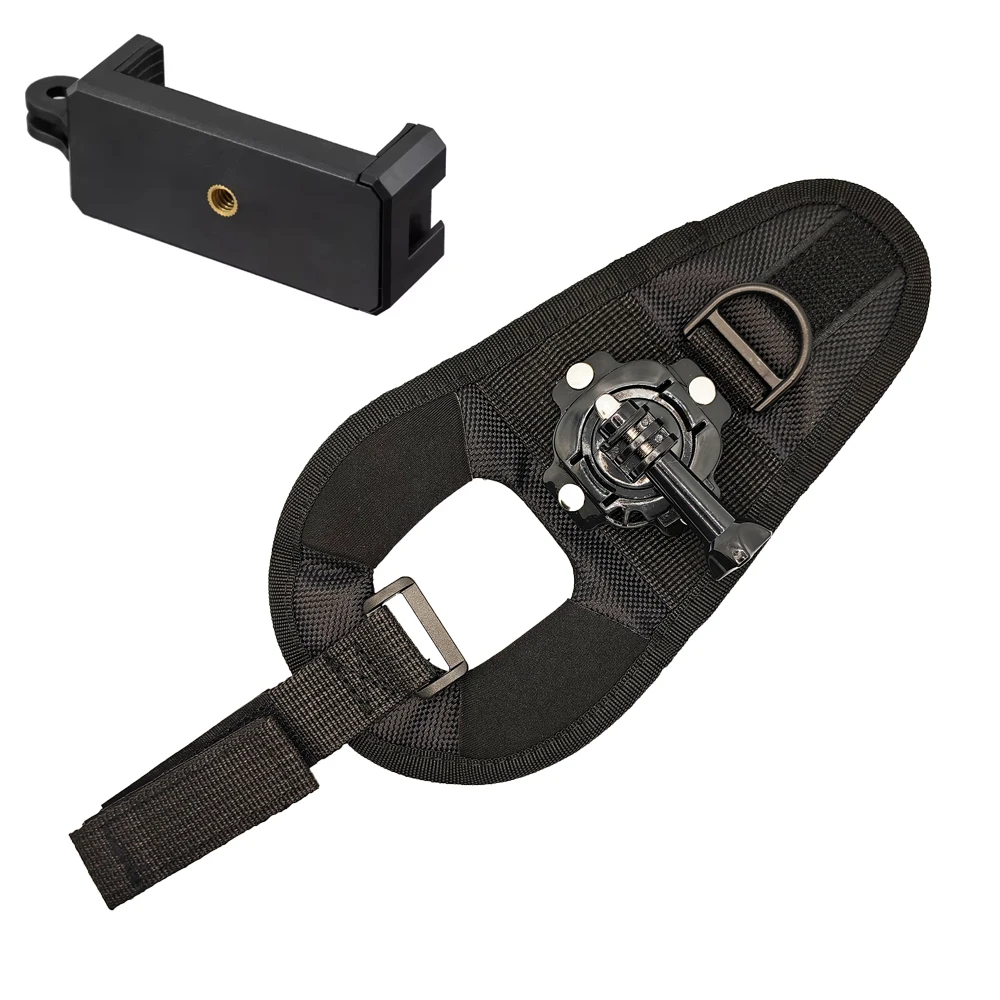 Versatile 360° Rotation Glove Wrist Strap Mount