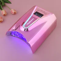 2024 Factory Price New Arrival New Design Wholesale High Power 128W Fast Cordless Rechargeable Uv LED Nails Lamp Nail Dryer 2
