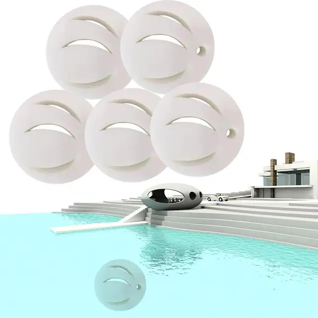 5 Pcs Medence Szűrőgolyó Söpredék Abszorber Úszómedence Szűrő Szivacs Golyóolaj -Elnyelő Labda Úszómedencék Szerszám