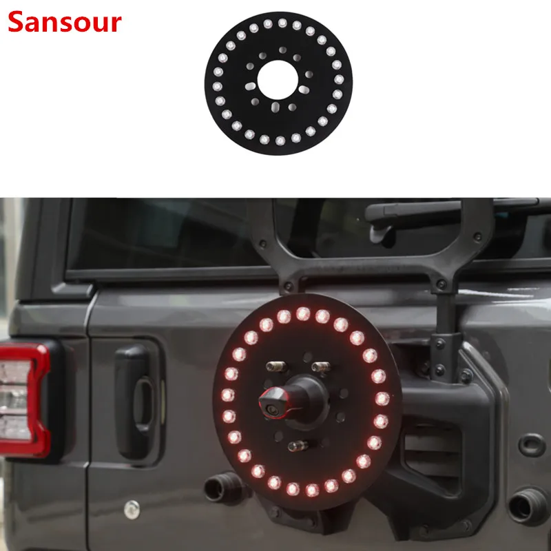 

Автомобильная сигнальная лампа Sansour для Jeep Wrangler JK 2007-2018, задний запасной тормоз для автомобиля, фонарь для Jeep Wrangler JL TJ LJ YJ CJ