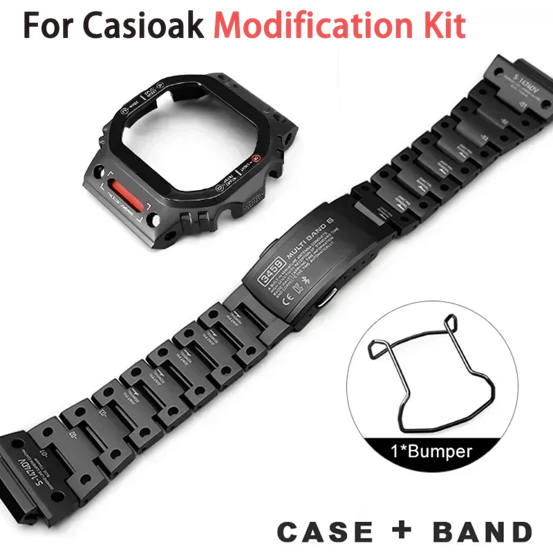 Kit Cassa Orologio CGOOT GA2100 - Acciaio Inox 316L Con Zirconi, Per