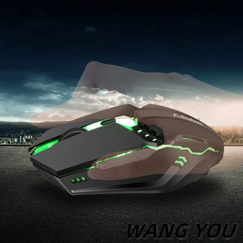 X3 Wired USB LED Luminous Game Competitive Computer Adjustable DPI Mouse For Office Lol Mobile Game gaming mouse,wired mouse