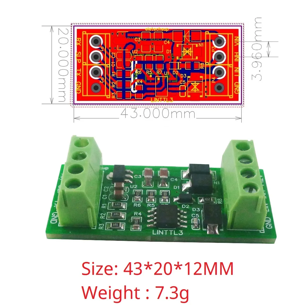  ͸ TTL UART to LIN Can  ,  м, TJA1020 K_LINE ¥ , TJA1021 Ĩ, LINTTL3