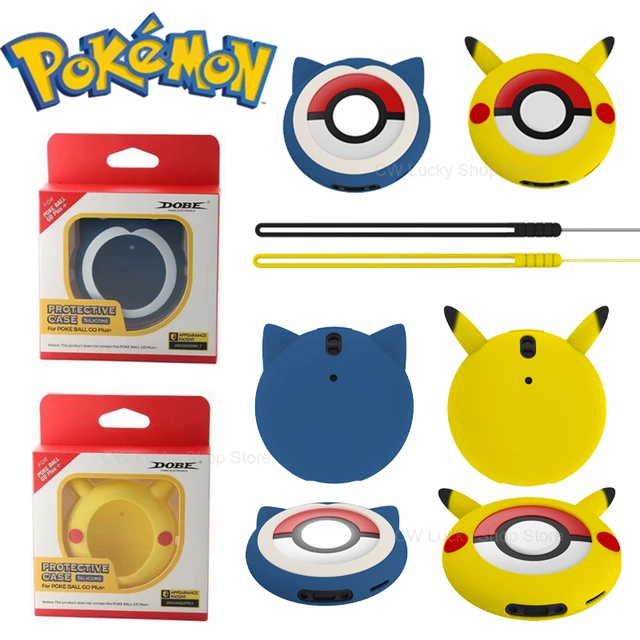 Japan Pokemon Mini Gadget Case Pouch with Lanyard - Pikachu / Black