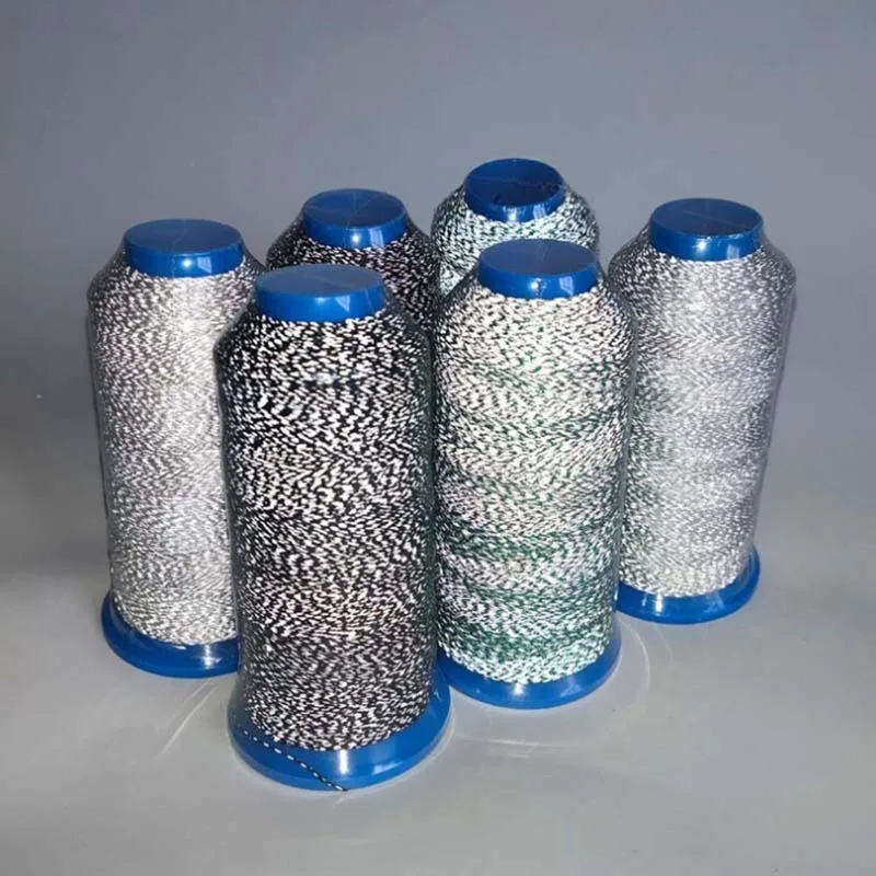 Reflective Embroidery Thread Soft Sticky Thread Knitted Sewing Computer Yarn for Costume Shoes Socks Fashion 900/1300 Meters