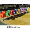 ZF Outdoor Spring Rocking Horse Playground Equipment Children's Trojan Horse the Hokey Pokey Seesaw Toys 4