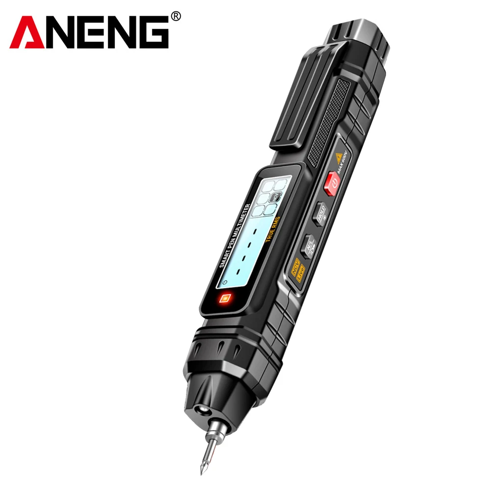 A3005 Digital DC AC Voltmeter 4000 Counts AC/DC Voltage Ohm Diode Tester Non-Contact Auto for Lab/Factory/Home 4