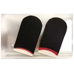Breathable Anti - Sweat Gaming Touchscreen Finger Sleeves (Red)