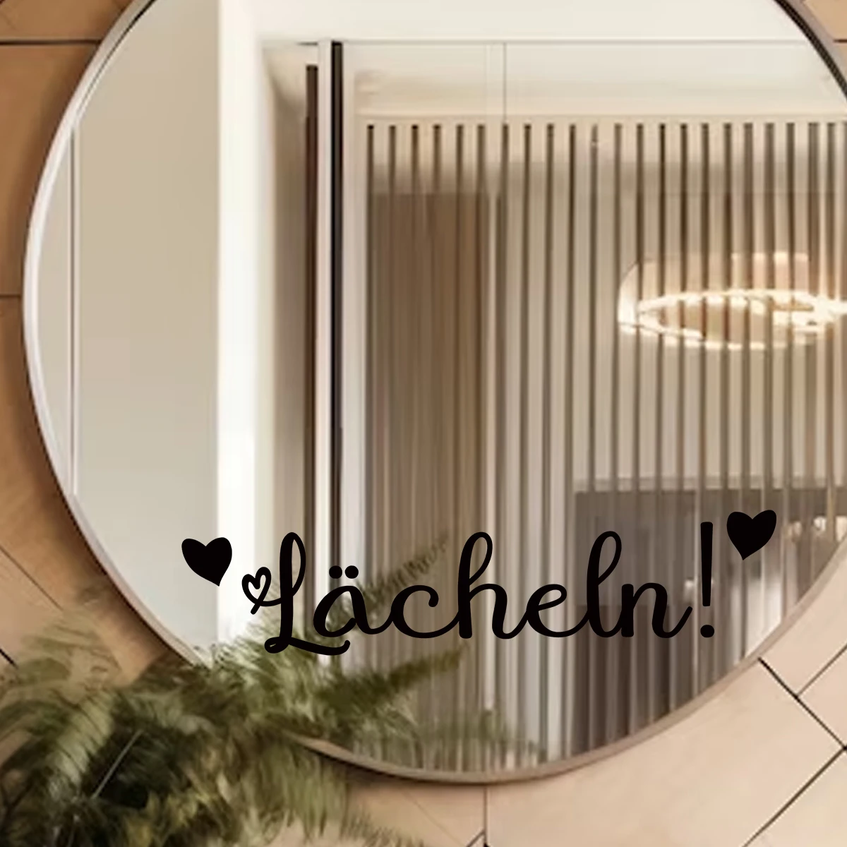 AffirmativeWordsSmileMotivationEnglishMirrorStickersforBedroomCloakroomMirrorWindow