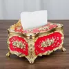 Paper Box European Living Room Simple Cute Household Paper Box Creative Coffee Table Tissue Box Bedside Cabinet Paper Box 5