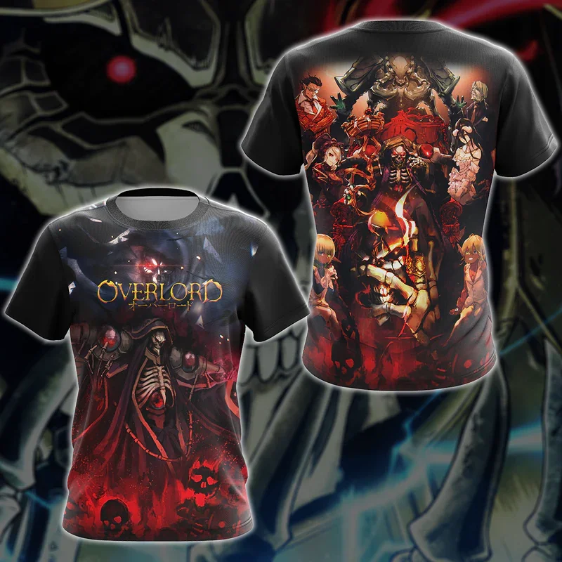

Футболки Neue Overlord с аниме 3d-драком, уличная одежда, модная повседневная футболка для мужчин, футболки, топы
