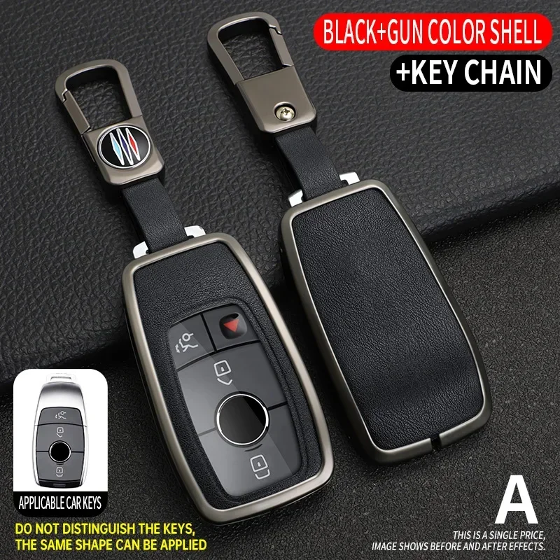 

Fashion Alloy Car Remote Key Case Cover Shell For Mercedes Benz A C E S G Class GLC CLE CLA GLB GLS W177 W205 W213 W222 X167 AMG