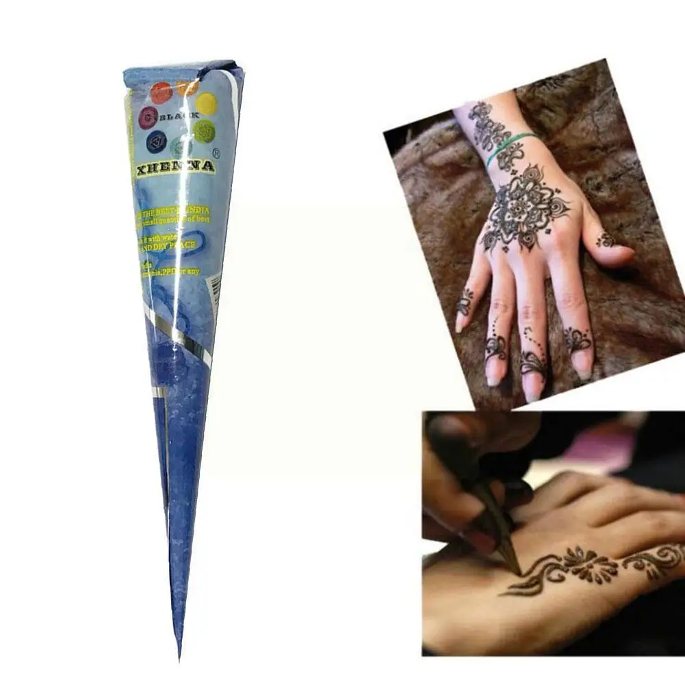 Colors Golecha Maroon Red Henna Indian Arabic Mehndi Cones Exotic Stylish Alternative Style Tattoo U7M4 | Красота и здоровье