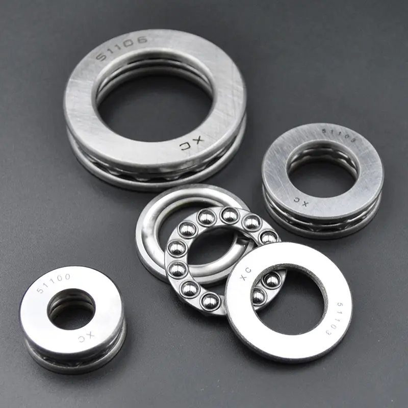 2pcs high quality plane thrust bearing 51100 51101 51102 51103 51104 51105 51106 51107 51108 51109 51110 Axial Ball Bearings image 1