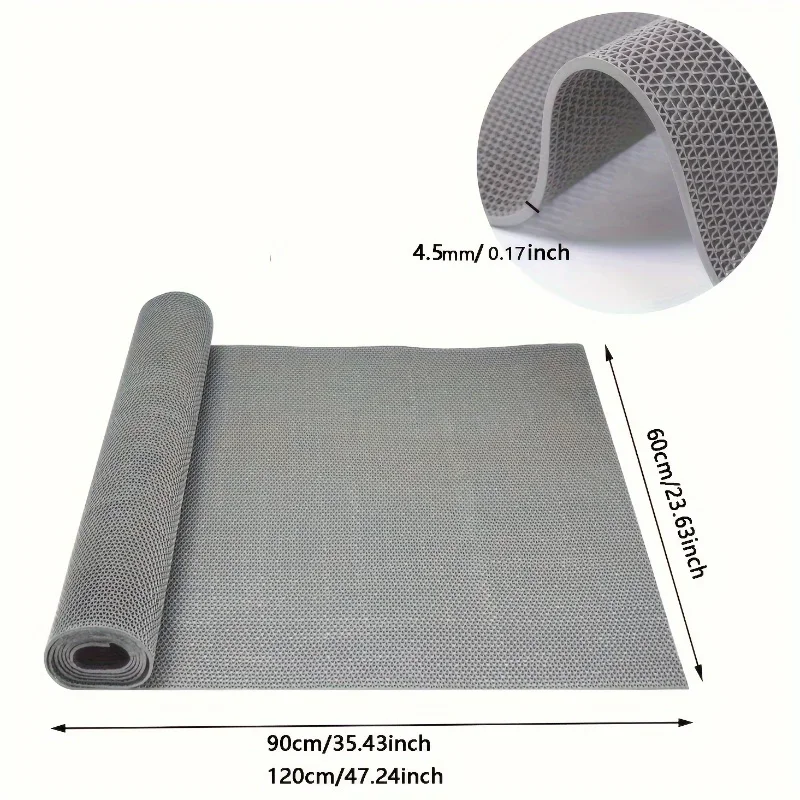 High-Quality Geometric Design Easy-Clean PVC Safety Floor Mat