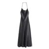 TAOP&ZA Women's 2025 Spring New Sexy Backless Slim Satin Lingerie Dress 8937361 5