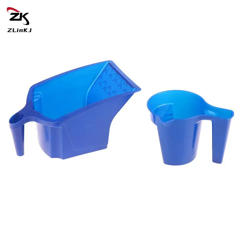 1Pcs Plastic Roller Brush Holding Paint Cup Convenient Construction Paint Tray Emulsion Tool Wall Brushing Tool