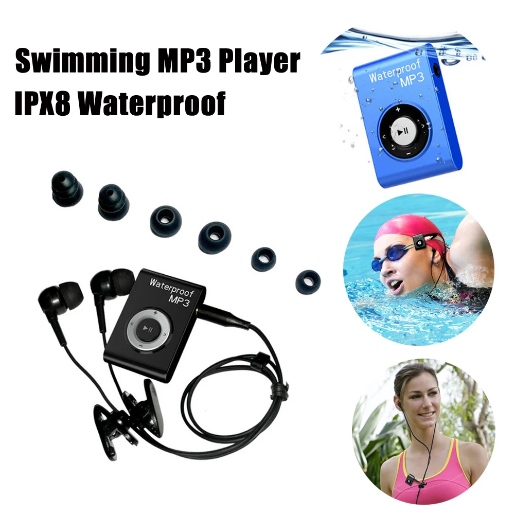 MiniWaterproofSwimmingMP3Player4GB8GBSportsRunningRidingHiFi