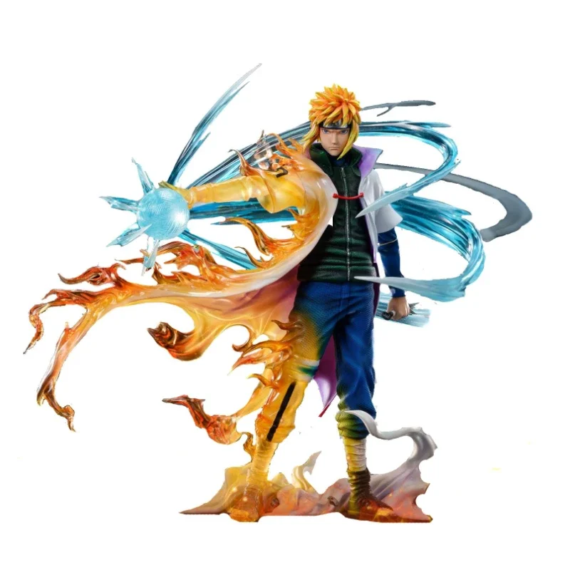 

26cm Naruto Namikaze Minato Anime Figures Shippuuden Figurine Rasengan Model Gk PVC Statue Figurine Model Collection Toy Gift