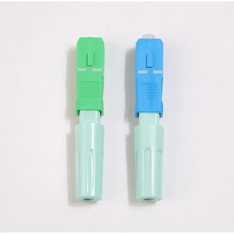 55MM SC APC SM Single-Mode Optical Connector FTTH Tool Cold Connector Tool SC UPC Fiber Optic Fast Connector 55mm 60mm sc apc optic fast connect ftth optical fiber connector cold connector sm fiber optic fast connector optical adapter