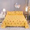 Kawaii Cow Printed Sheets Students Dormitory Skin Friendly Leisure Newest Cover Sabanas College Bedroom Washed Simple Adults Ins 4