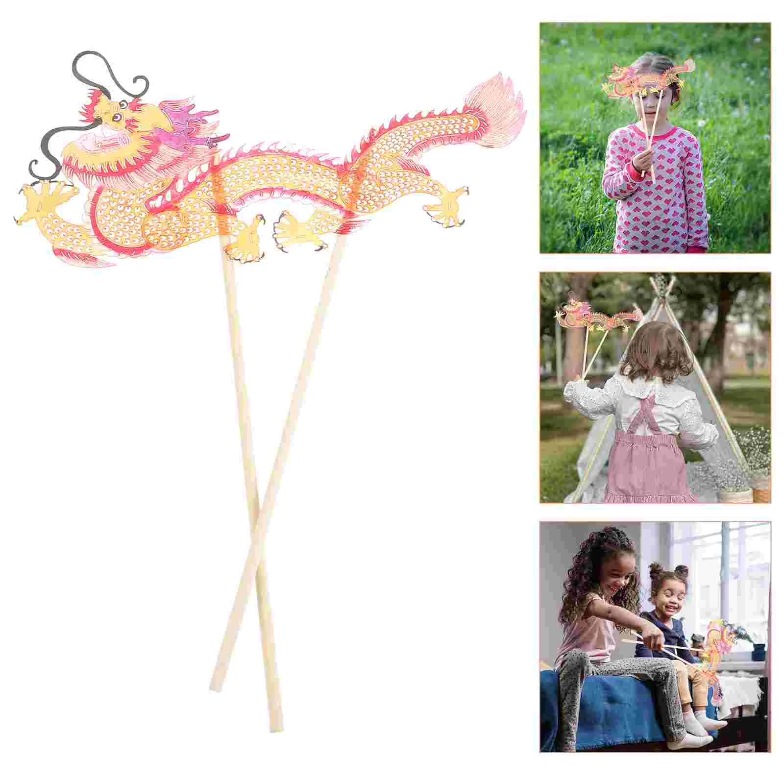 

DIY Shadow Puppetry Dragon Shadow Puppetry Plaything Traditional Shadow Puppetry