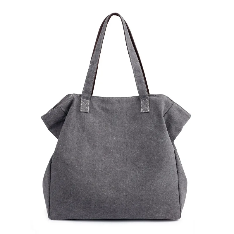 

New Korean Fashion Casual Canvas Bag Versatile Large Capacity One Shoulder Women's Bag Women's Handbag