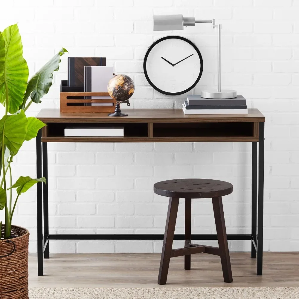 

Sumpter Park Student Desk, Canyon WalnutEquipped with two open shelf compartments