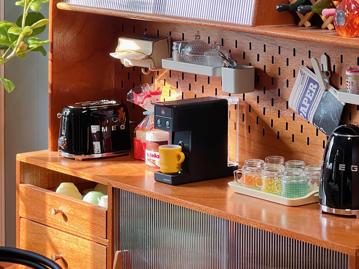 1/6 doll house model furniture accessories mini model  Small household appliances Capsule coffee machine 6
