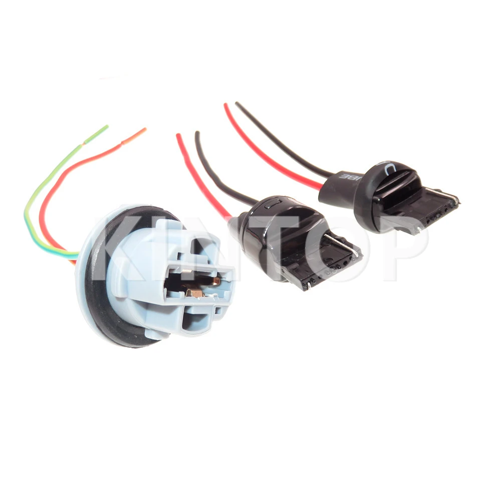 1 Set 2 Pins Auto Plastic Housing Connector Car Wire Cable Socket T20 ...