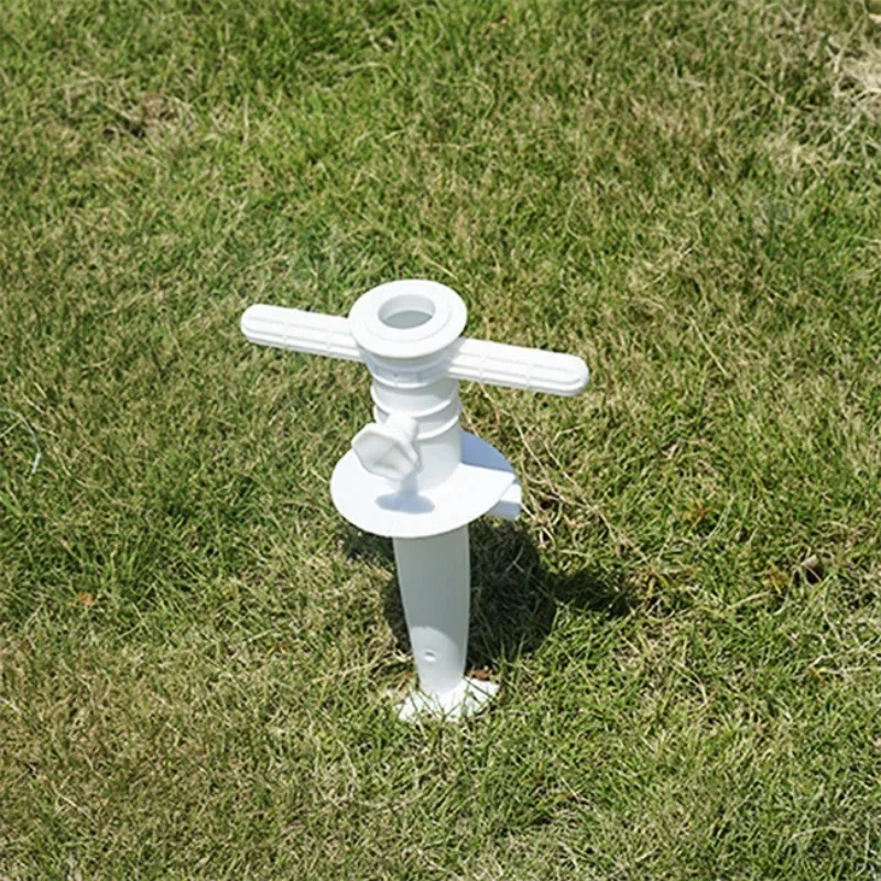 1PC Umbrella Base Adjustable Plastic Sun Beach Patio Sand Ground Fixing Tools Anchor Stand Spike Auger Keep Holder Garden Access